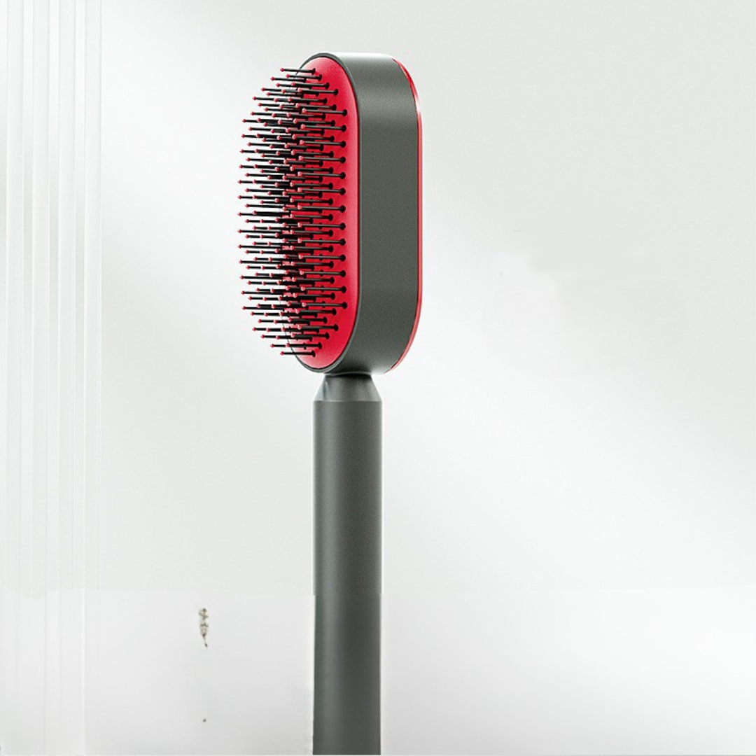Women Anti-Static Scalp Massage Self Cleaning Hair Brush