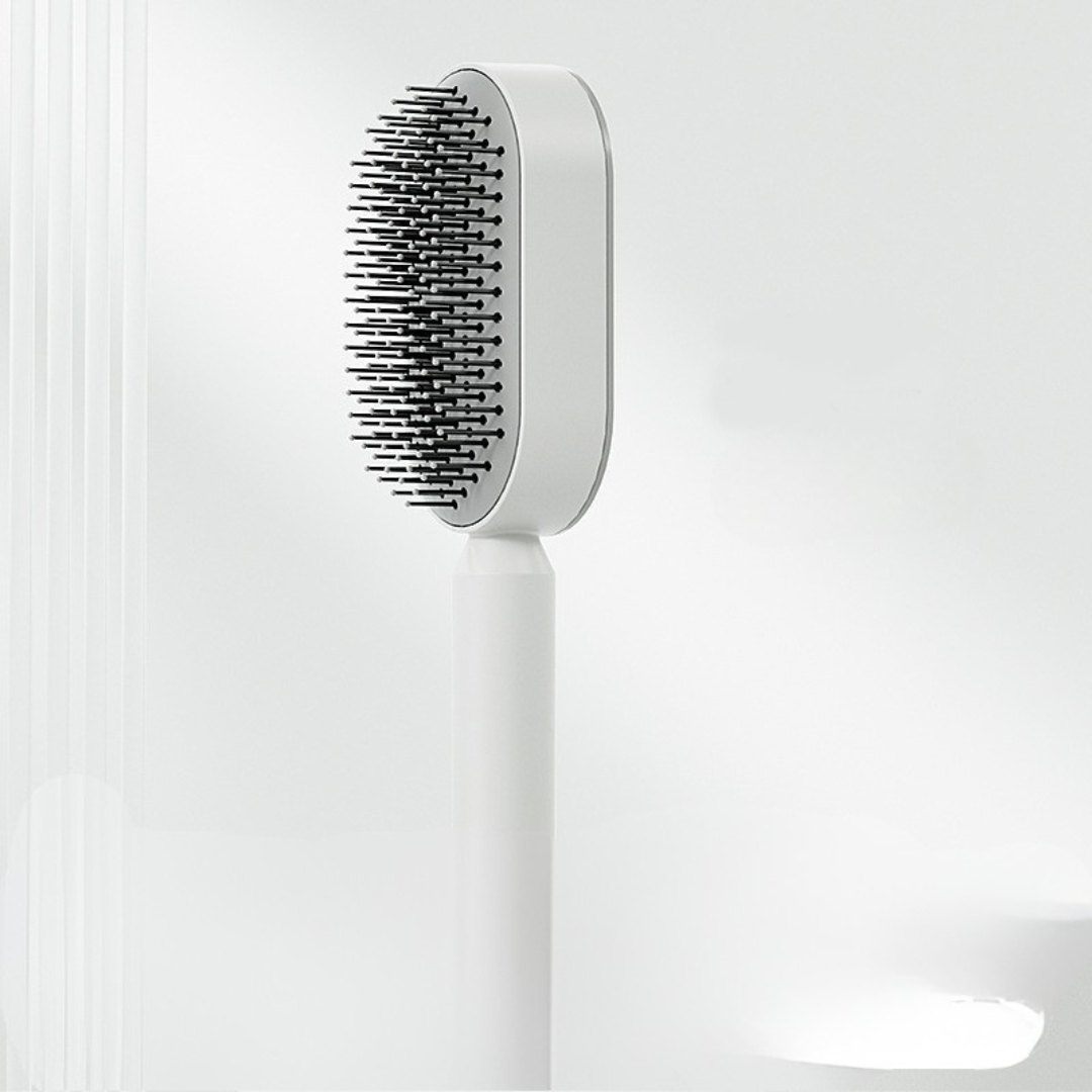 Women Anti-Static Scalp Massage Self Cleaning Hair Brush