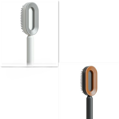 Women Anti-Static Scalp Massage Self Cleaning Hair Brush