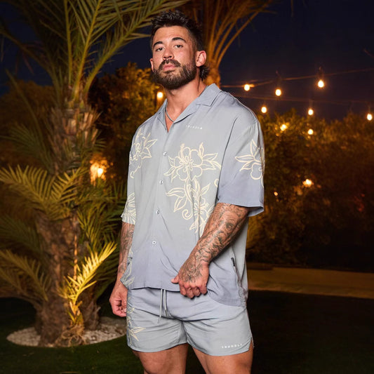 Men's Printed Casual Loose Short Sleeves Top