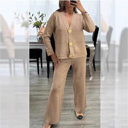 Fashion Two-piece Suit Female Spring And Autumn All-match