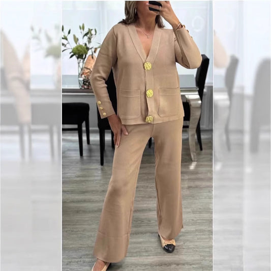 Fashion Two-piece Suit Female Spring And Autumn All-match