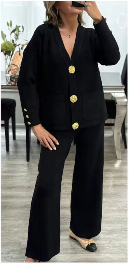 Fashion Two-piece Suit Female Spring And Autumn All-match