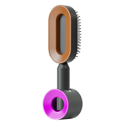 Women Anti-Static Scalp Massage Self Cleaning Hair Brush